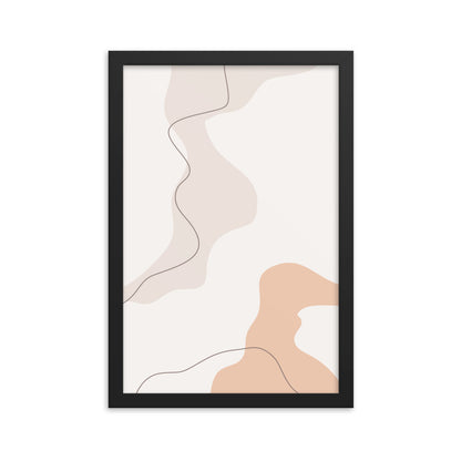 Minimalist Poster Matte Paper with Frame #3