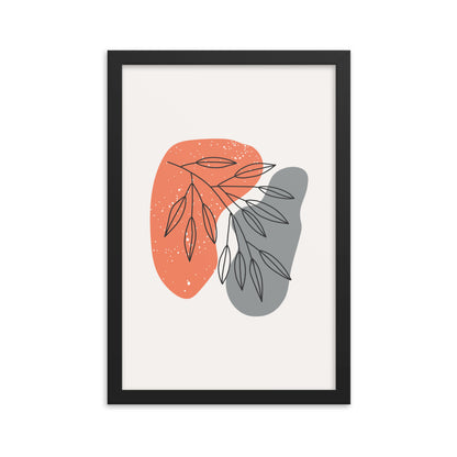 Minimalist Poster Matte Paper with Frame #5