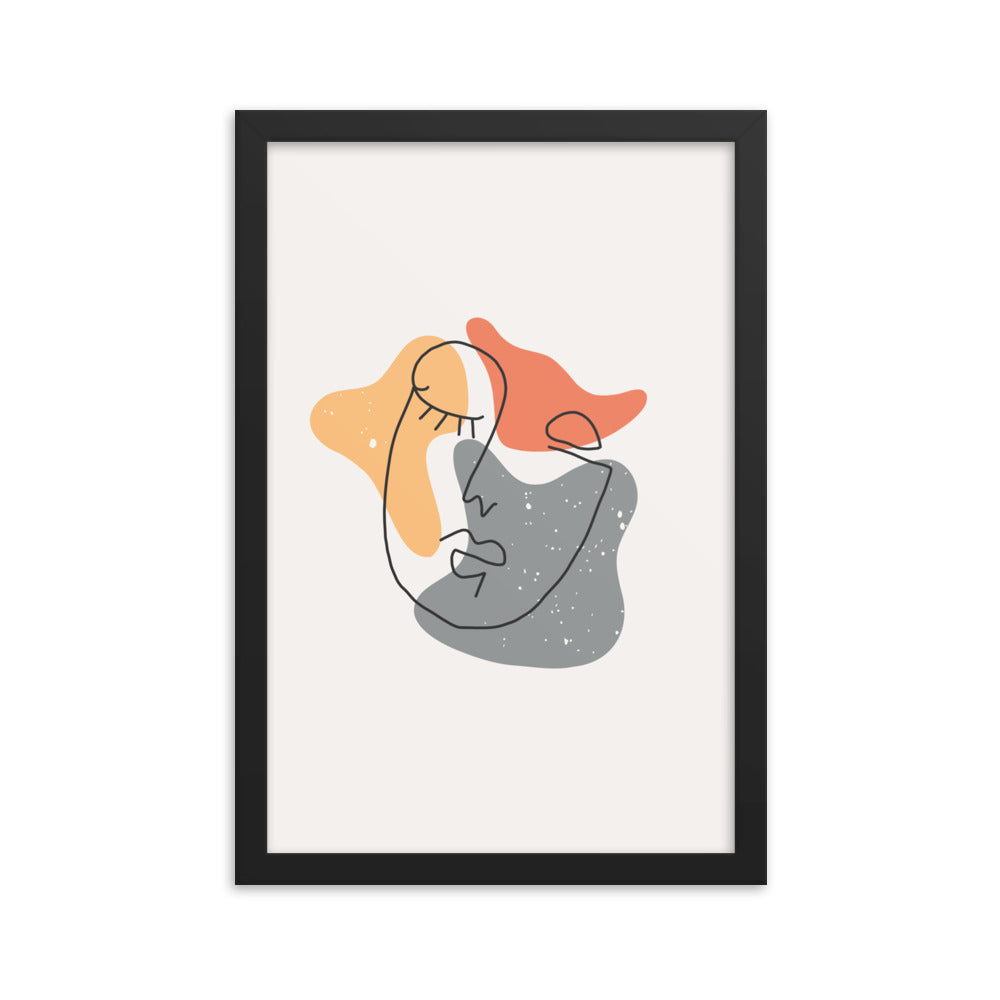 Minimalist Poster Matte Paper with Frame #8
