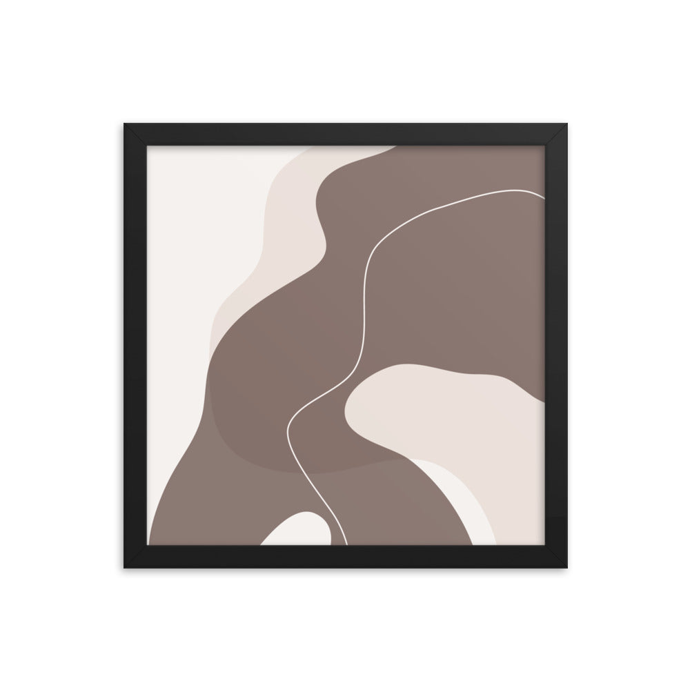 Minimalist Poster Matte Paper with Frame #2