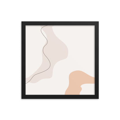 Minimalist Poster Matte Paper with Frame #3