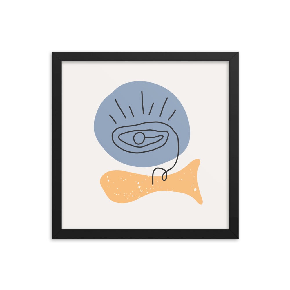 Minimalist Poster Matte Paper with Frame #6