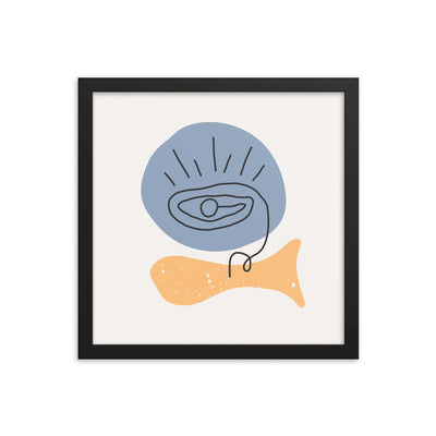 Minimalist Poster Matte Paper with Frame #6