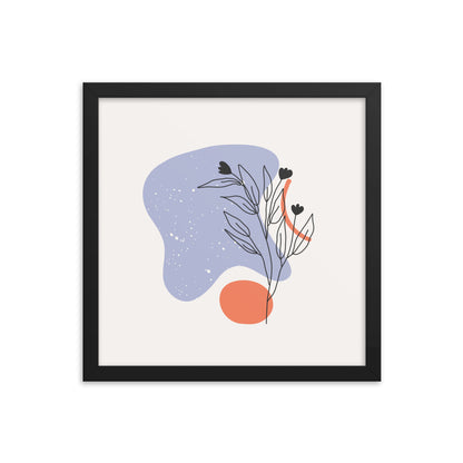 Minimalist Poster Matte Paper with Frame #7