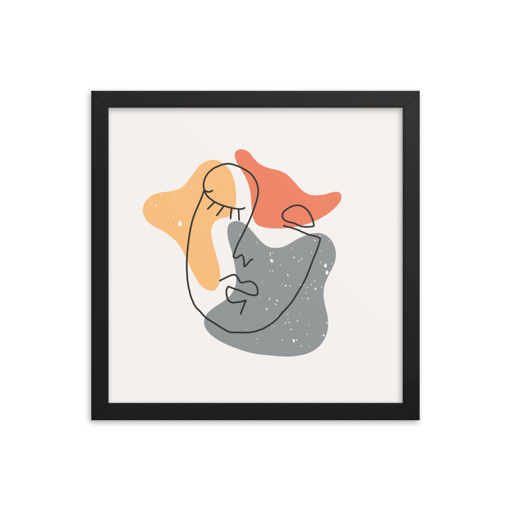 Minimalist Poster Matte Paper with Frame #8
