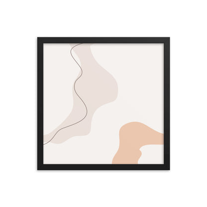 Minimalist Poster Matte Paper with Frame #3