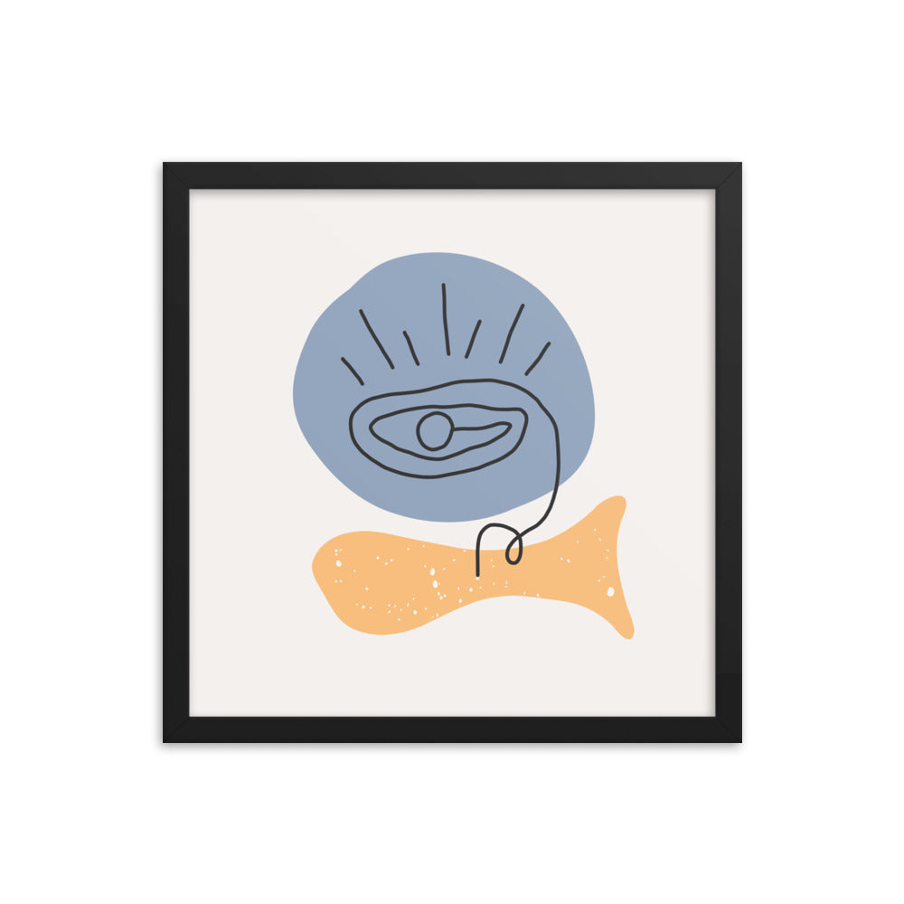 Minimalist Poster Matte Paper with Frame #6
