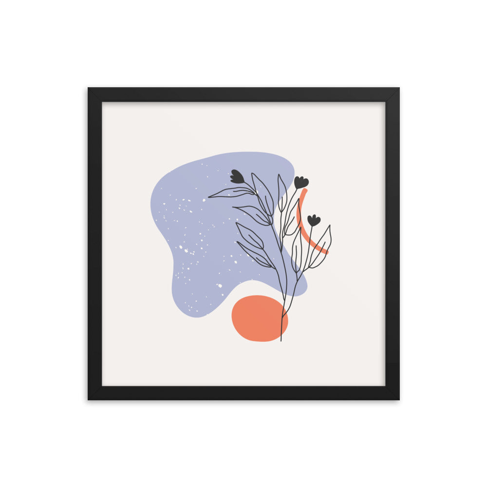 Minimalist Poster Matte Paper with Frame #7