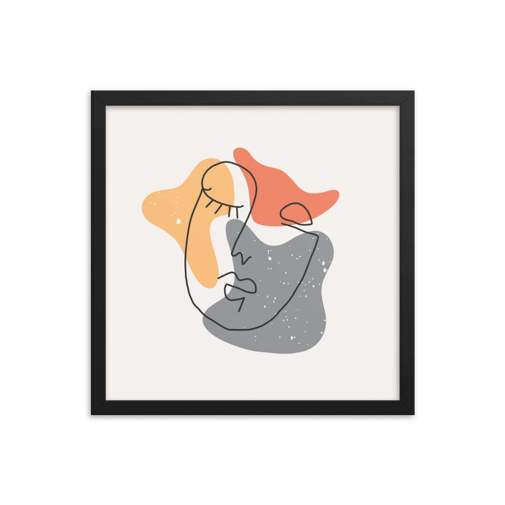Minimalist Poster Matte Paper with Frame #8