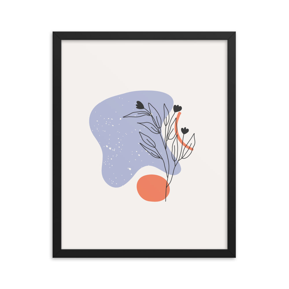 Minimalist Poster Matte Paper with Frame #7