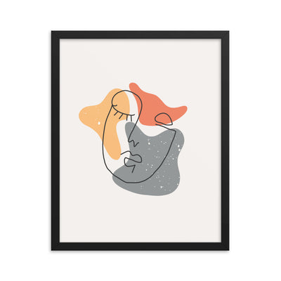 Minimalist Poster Matte Paper with Frame #8