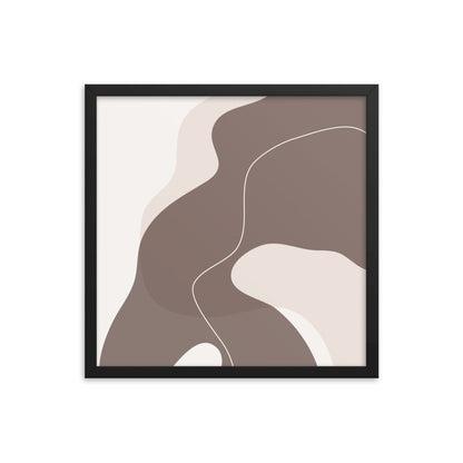 Minimalist Poster Matte Paper with Frame #2