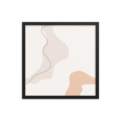 Minimalist Poster Matte Paper with Frame #3