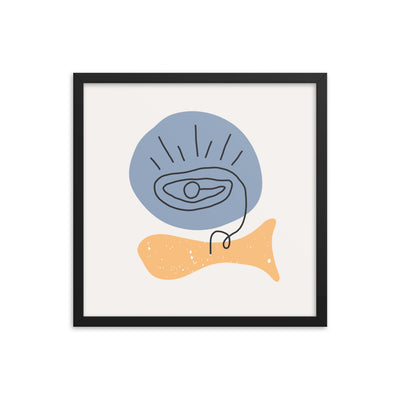 Minimalist Poster Matte Paper with Frame #6