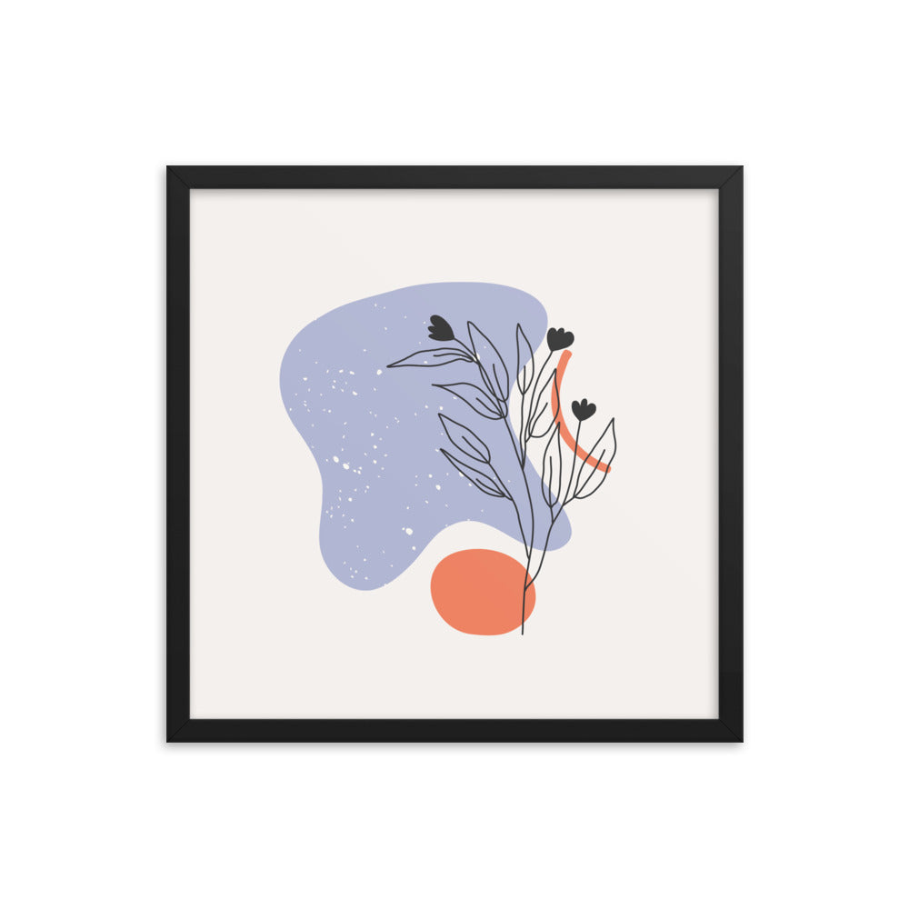 Minimalist Poster Matte Paper with Frame #7