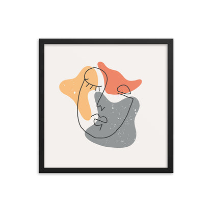 Minimalist Poster Matte Paper with Frame #8