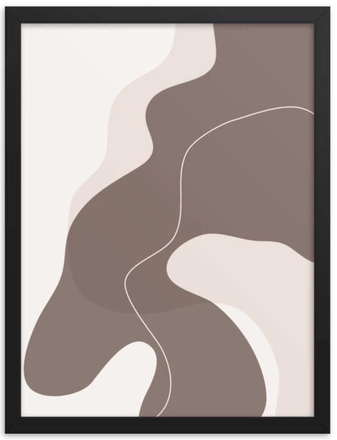 Minimalist Poster Matte Paper with Frame #2