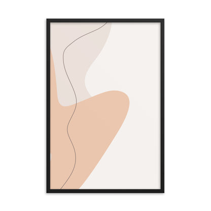 Minimalist Poster Matte Paper with Frame #1