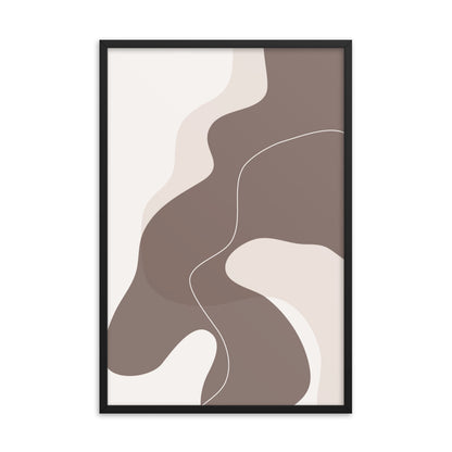 Minimalist Poster Matte Paper with Frame #2