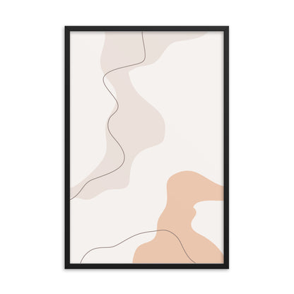 Minimalist Poster Matte Paper with Frame #3