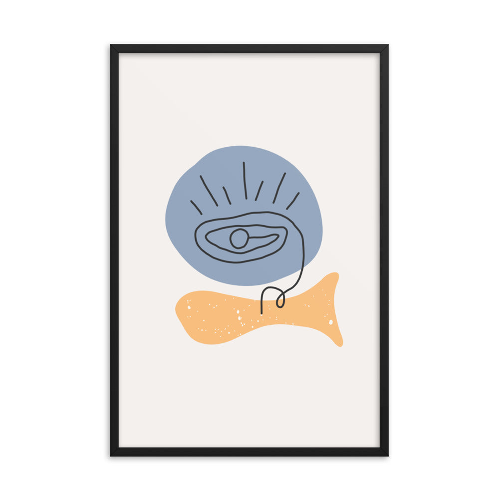 Minimalist Poster Matte Paper with Frame #6
