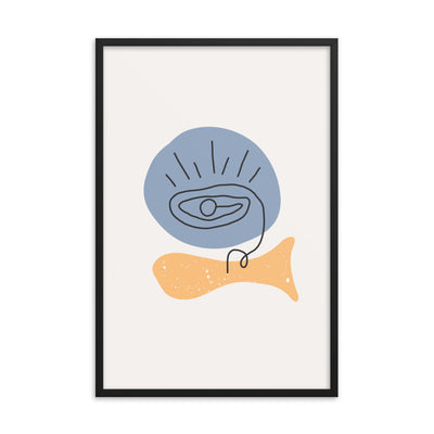 Minimalist Poster Matte Paper with Frame #6