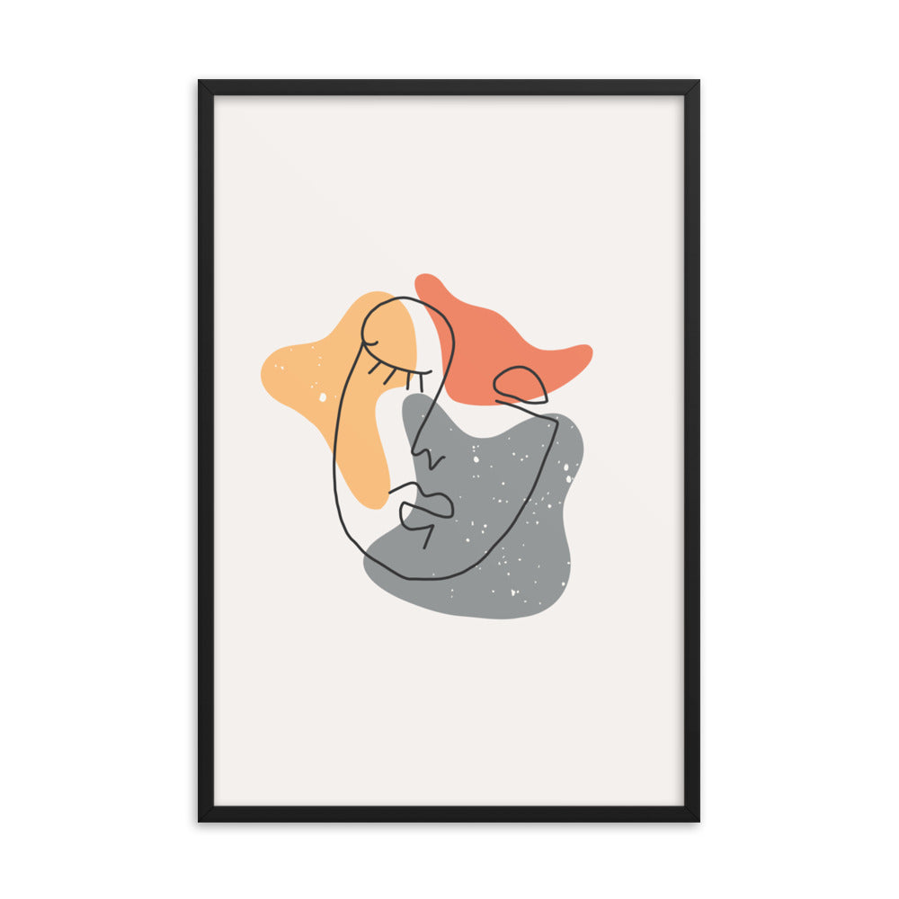 Minimalist Poster Matte Paper with Frame #8