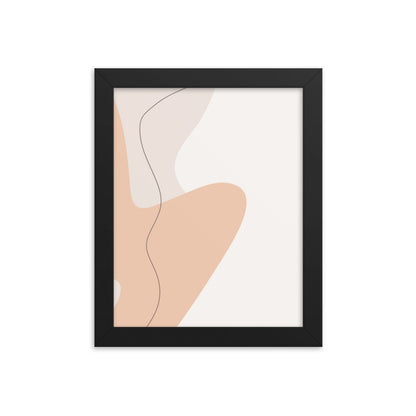 Minimalist Poster Matte Paper with Frame #1