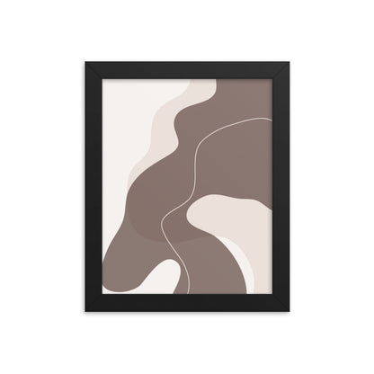 Minimalist Poster Matte Paper with Frame #2