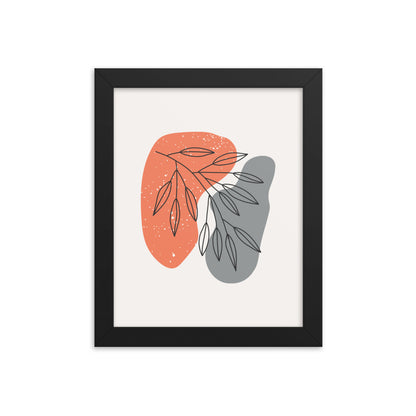 Minimalist Poster Matte Paper with Frame #5