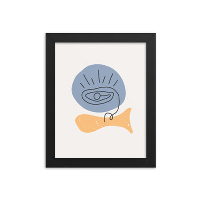 Minimalist Poster Matte Paper with Frame #6