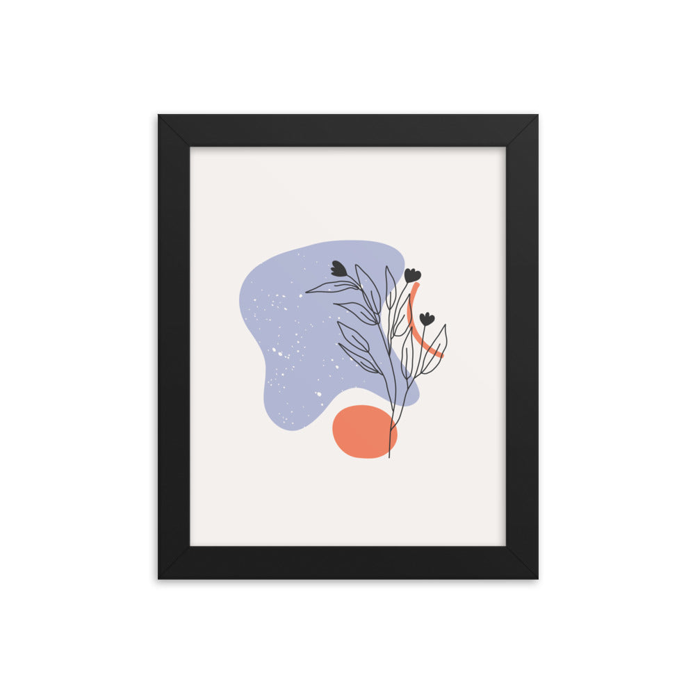 Minimalist Poster Matte Paper with Frame #7
