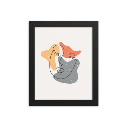 Minimalist Poster Matte Paper with Frame #8