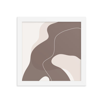Minimalist Poster Matte Paper with Frame #2