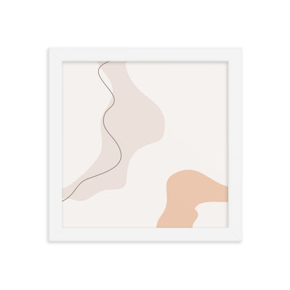 Minimalist Poster Matte Paper with Frame #3