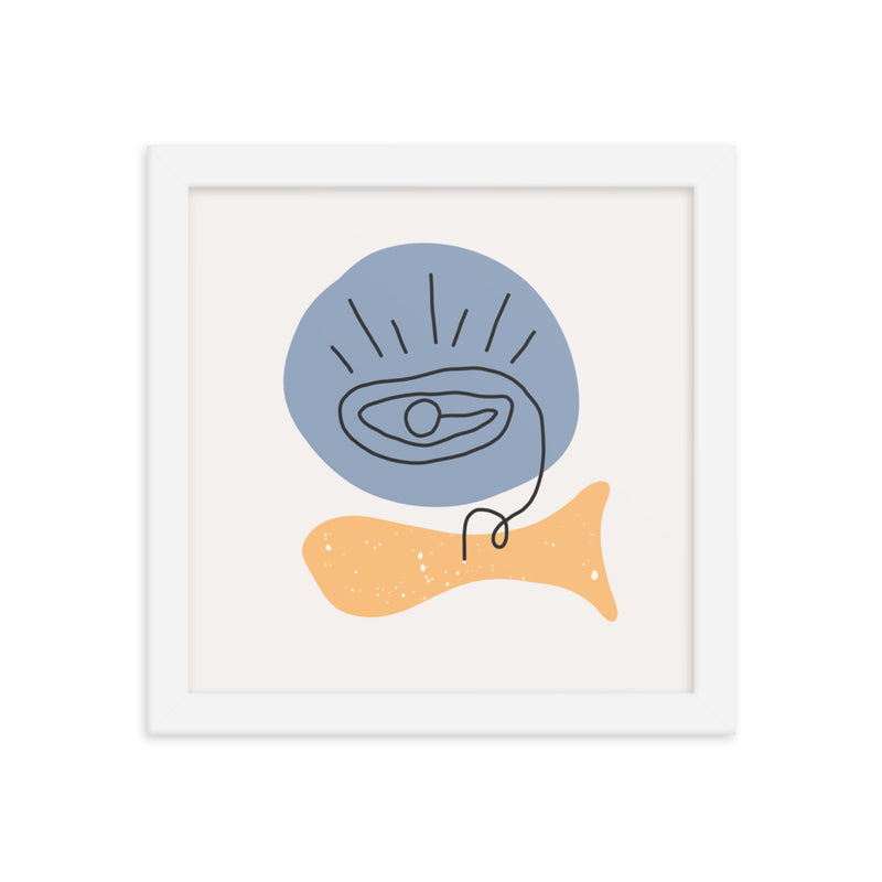 Minimalist Poster Matte Paper with Frame 