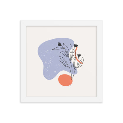 Minimalist Poster Matte Paper with Frame #7