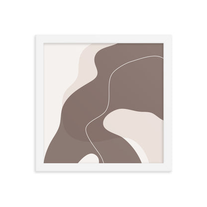 Minimalist Poster Matte Paper with Frame #2