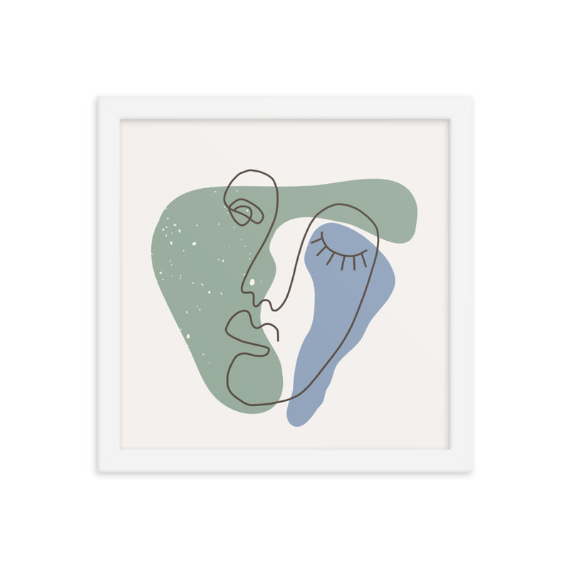Minimalist Poster Matte Paper with Frame 