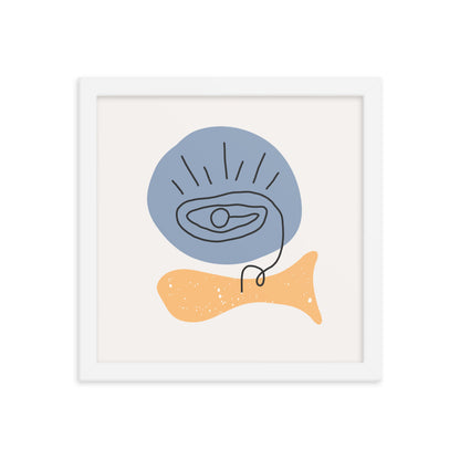 Minimalist Poster Matte Paper with Frame #6