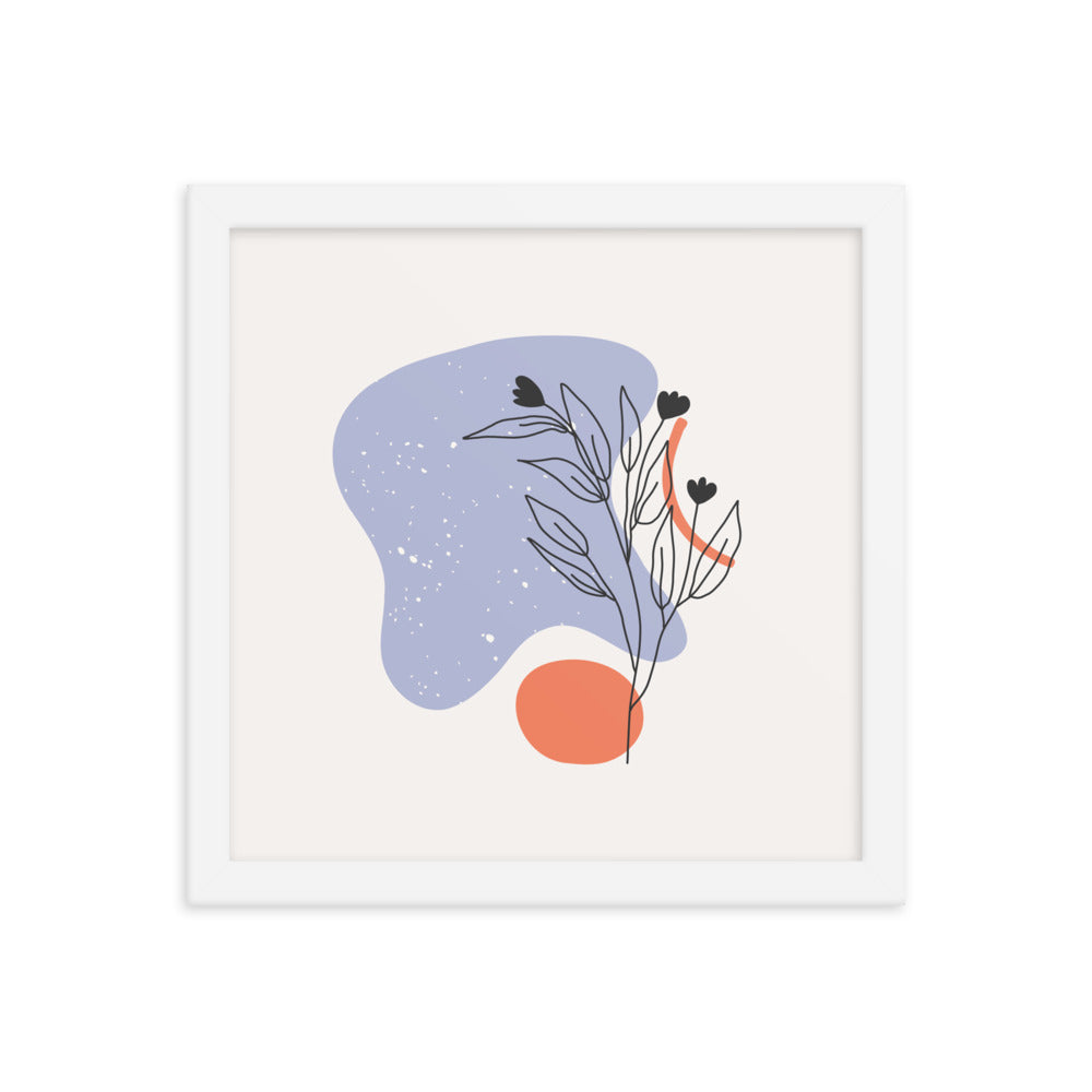 Minimalist Poster Matte Paper with Frame #7