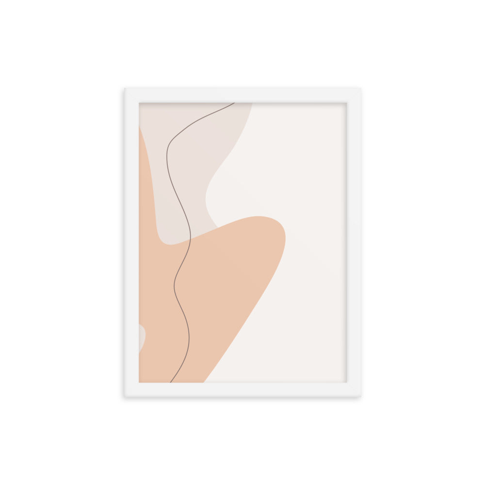 Minimalist Poster Matte Paper with Frame #1