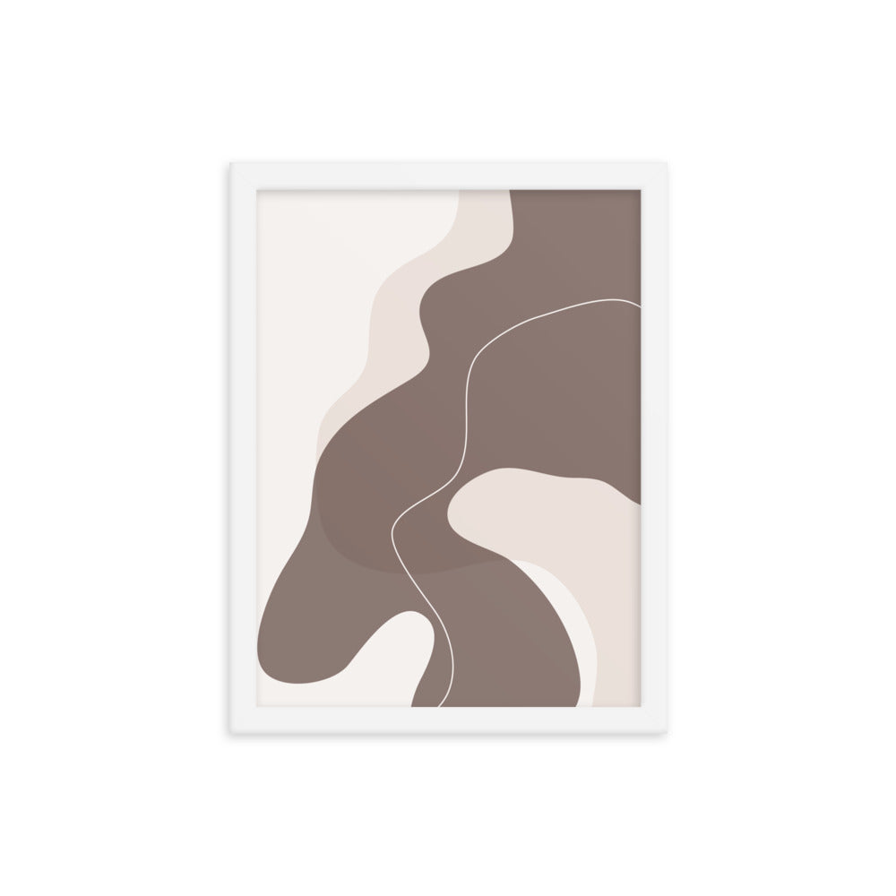 Minimalist Poster Matte Paper with Frame #2