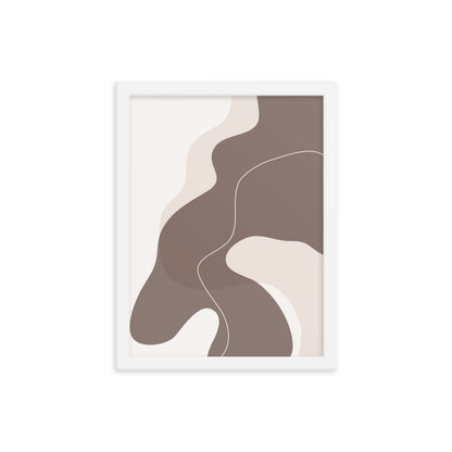 Minimalist Poster Matte Paper with Frame #2