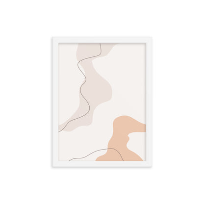 Minimalist Poster Matte Paper with Frame #3