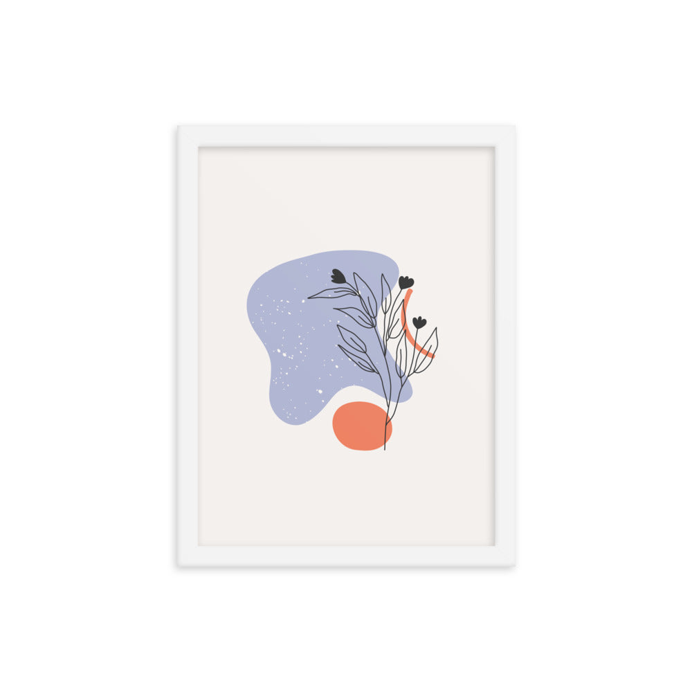 Minimalist Poster Matte Paper with Frame #7