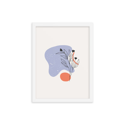 Minimalist Poster Matte Paper with Frame #7