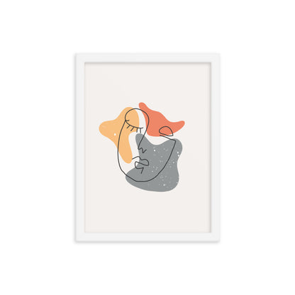 Minimalist Poster Matte Paper with Frame #8