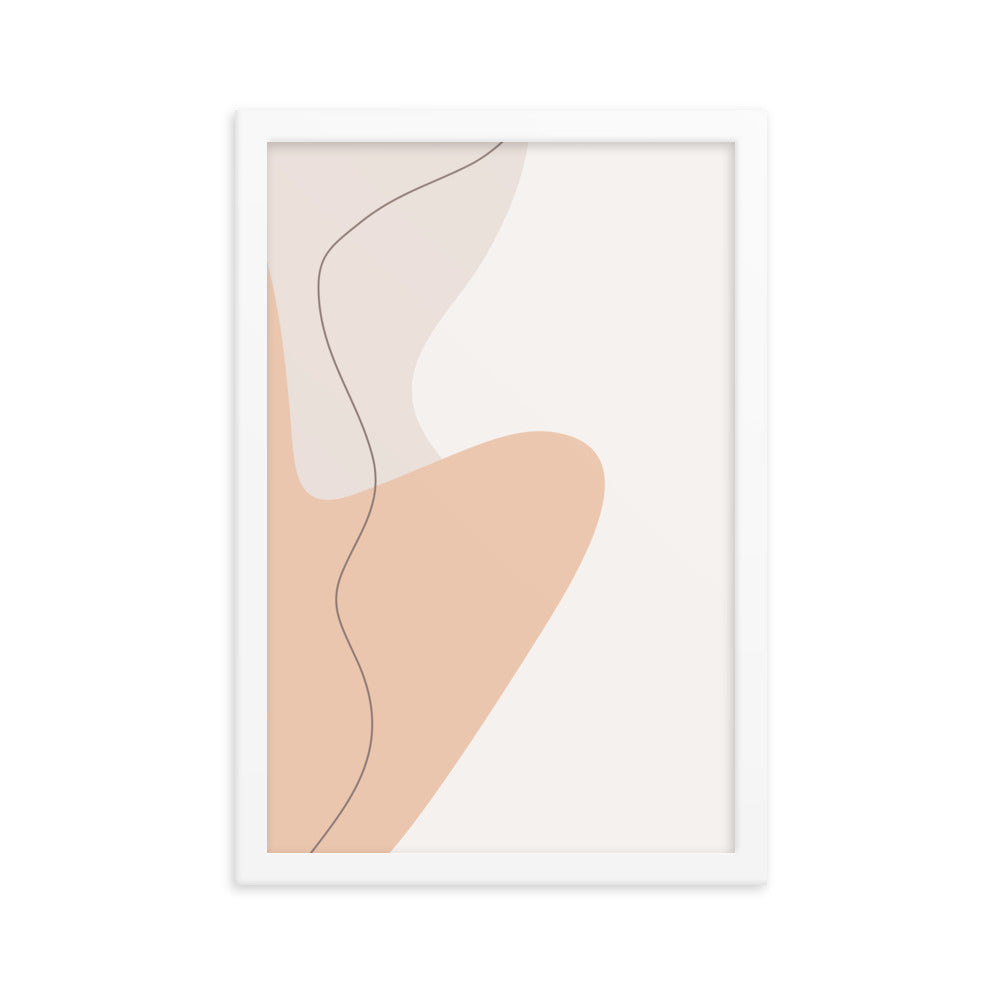 Minimalist Poster Matte Paper with Frame #1