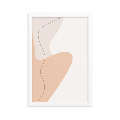Minimalist Poster Matte Paper with Frame #1